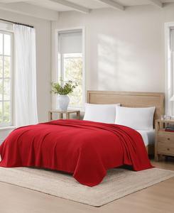 Однотонное хлопковое одеяло пике, размер Full/Queen Tommy Hilfiger, Red