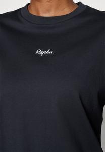 Базовая футболка Womens Rapha, чёрная/белая