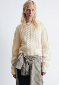 Джемпер & other stories CROPPED CABLE, White