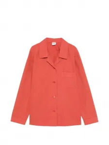 Блузка с нагрудным карманом ASPESI, оранжевый