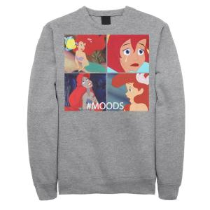Мужской свитшот с вставками Disney The Little Mermaid Ariel Licensed Character