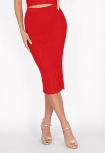 Юбка-карандаш faina, красный
