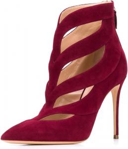 Женские ботильоны FSJ с вырезом, острый носок, стойка-кубита на шпильке, короткие ботинки с задней молнией, туфли на каблуке для вечерних платьев, размеры US 4-15