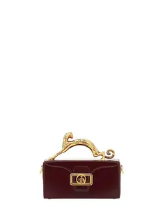 Сумка Pencil Cat из нано-лакированной кожи Lanvin, красный