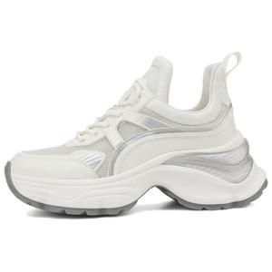 Дышащие легкие низкие кроссовки для увеличения роста, женские Rosa Bianca, White