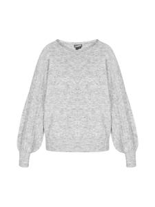 DreiMaster Женский свитер серого меланжевого цвета