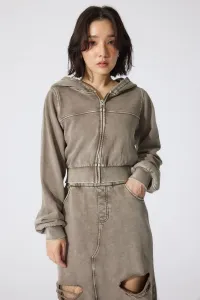 Куртка с капюшоном и застежкой-молнией Rienda, цвет Brn