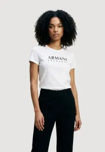 Футболка с принтом Armani Exchange, White