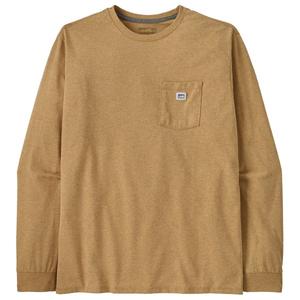 Футболка с наклейкой L/S shop pocket responsibili - с длинным рукавом Patagonia, золотой