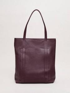 Кожаная сумка-тоут Phase Eight, Dark Red