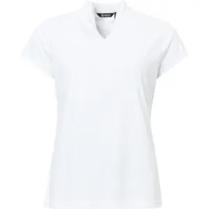 Футболка Abacus Golf Hammel Recycled woman short sleeve v neck, белый