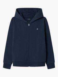 Детская худи с горным принтом на молнии Hackett London, Dark Denim Blue