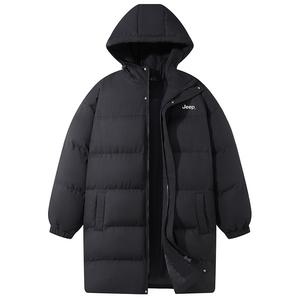 Пуховик Unisex Jeep, черно-белый