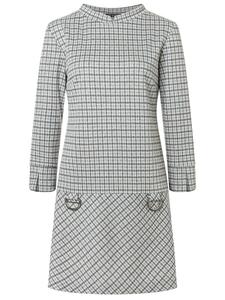 Мини платье Ana Alcazar Dress Sodea, цвет light grey/dark grey