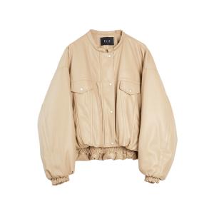 ELLE Пуховик Women's Coffee Stand Collar Moderate Parka