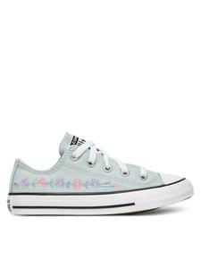 Кроссовки из ткани Chuck Taylor All Star Florals A11776C Converse, голубой