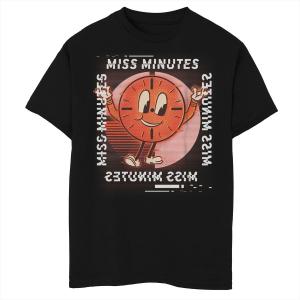 Футболка со статической коробкой и рисунком Marvel Loki Miss Minutes для мальчиков 8–20 лет Licensed Character