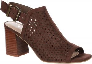 XAPPEAL Zella - женские босоножки с открытым носком и блочным каблуком, Chocolate