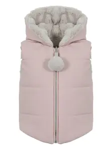 Стеганый жилет с капюшоном Lapin House, розовый