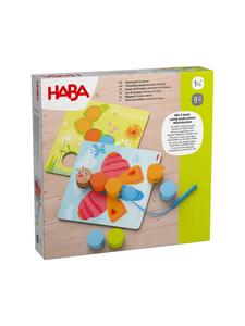 Haba Игра на плетение нитей, деревянные фигурки животных разных цветов