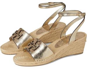 Туфли Tory Burch Ines Wedge Espadrille 50Mm, цвет Spark Gold
