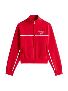 Вязаный кардиган Tommy Jeans, ярко-красный