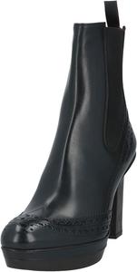 Женские ботильоны FOWT на платформе с круглым носком и высокой массивной подошвой, эластичные голенища, модные осенне-зимние ботинки, размер 4-16 US, Black