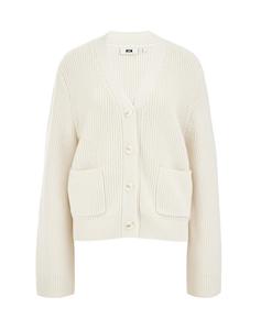 Вязаный кардиган WE Studio, светло-бежевый