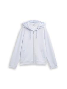 TOM TAILOR Худи на молнии в синем цвете