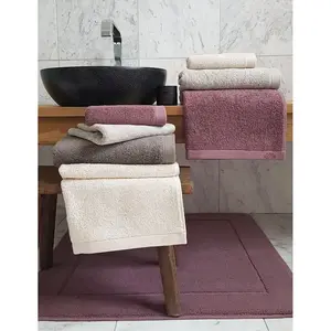 Махровое полотенце для душа Botanic Deluxe, очень мягкое, произведено в Австрии, нейтральное модальное волокно из бука Framsohn Frottier, Altrosa-altrose-rot