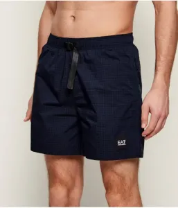 Пляжные шорты regular fit Ea7, темно-синий