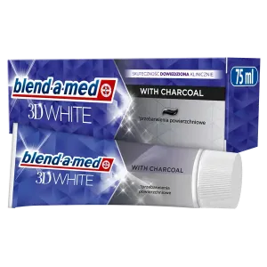 Зубная паста, 75 мл Blend-A-Med 3D white with charcoal