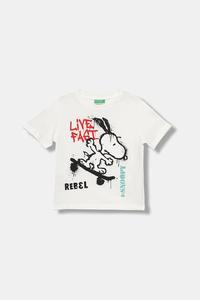 Хлопковая футболка United Colors Of Benetton, белый