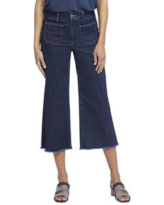 NYDJ Petite Wide Leg Sublime Capri Jean, синий