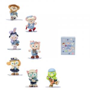 Duffy And Friends Denim Collection слепая коробка товар одиночная мистери-бокс/полный бокс 7 шт Disney