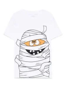 Футболка с принтом мумии Stella McCartney Kids, белый