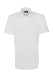 Деловая рубашка, короткие рукава, воротник Кент, мужская seidensticker