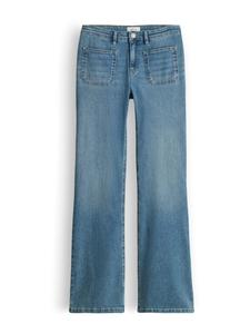 OPUS Джинсы-клеш 'Elma' в синем дениме