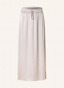 Атласная юбка Herno, коричневый