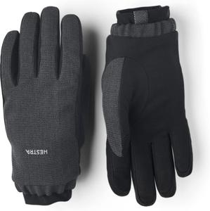 Перчатки Hestra Zephyr женские | Перчатки с пятью пальцами для холодной погоды и повседневной носки, Charocoal