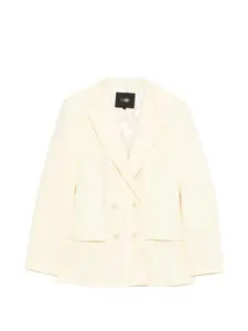 Двубортный блейзер Maje, желтый