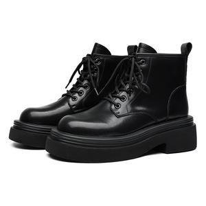 Chi Wolf Мужские черные ботинки Martin