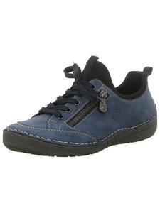 Rieker Спортивные кроссовки на шнуровке синего цвета