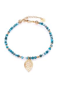 Браслет с натуральными камнями Ania Kruk, золотой