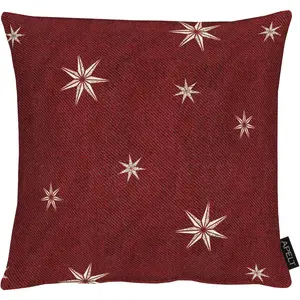 Декоративная подушка 5842 Apelt, Goldfarben, rot + Sterne