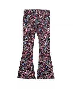 Расклешенные леггинсы из органического хлопка для девочек, брюки для йоги, справедливая торговля Mightly, розовый