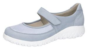 Балетки с ремешком WALDLÄUFER, цвет Opal/Light blue