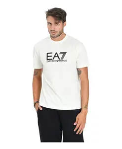 Футболка с короткими рукавами и логотипом Emporio Armani Ea7, белый