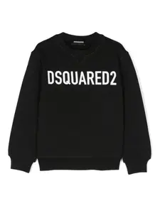 Толстовка с логотипом DSQUARED2 KIDS, черный