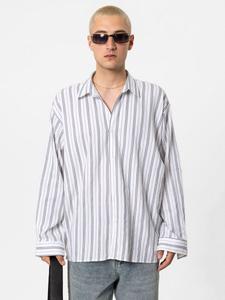 Повседневная рубашка VAMOS CLO Comfort fit Button Up Shirt Star, цвет grey/white